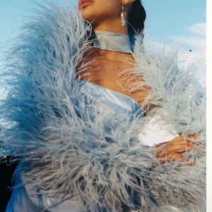 CULT GAIA AUDREY JACKET - ICE BLUE